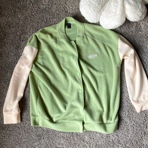 Mint green and Cream blazer